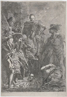 Etched Collection: The Beheading of St. Paul, . n. d. Creator: Michael Lucas Leopold Willmann