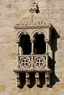 Belem Tower (Tower of Belem), Lisbon, Portugal, 16th century, 2008. Architectural detail. Creator: Unknown