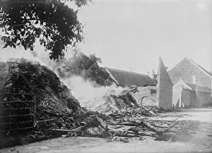 Belgian Farm House -- fired by Germans, between c1914 and c1915. Creator: Bain News Service