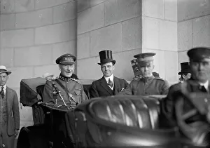 Belgian Mission To U.S. Mathieu Leclereq; William Phillips; Capt. T.C. Cook...1917. Creator: Harris & Ewing. Belgian Mission To U.S. Mathieu Leclereq; William Phillips; Capt. T.C. Cook...1917. Creator: Harris & Ewing