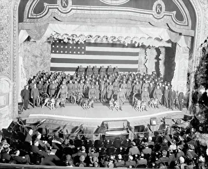 Belgians At Keith Theater, 1919. Creator: Harris & Ewing. Belgians At Keith Theater, 1919. Creator: Harris & Ewing