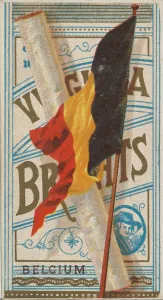 National Flag Prints: Belgium, from Flags of All Nations, Series 1 (N9) for Allen &amp