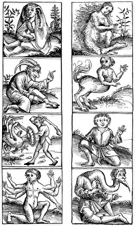 Beliefs and popular superstitions, 1493 (1849). Artist: A Bisson