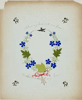 St Valentines Day Prints: Believe My Heart Will Ever Prove (valentine), c. 1840. Creator: George Kershaw