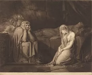 Heinrich Fussli Gallery: Belisane and Parcival under the Enchantment of Urma, 1782. Creator: John Raphael Smith