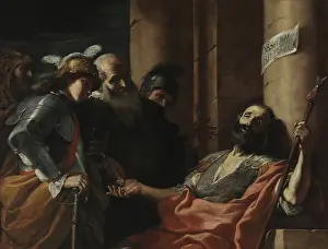 Preti Prints: Belisarius Begging for Alms, 1660s. Creator: Preti, Mattia (1613-1699)