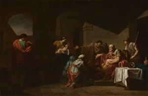 Belisarius receiving Hospitality from a Peasant, 1779. Artist: Peyron, Jean-Francois-Pierre (1744-1814)