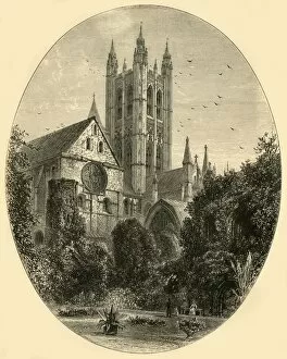 Canterbury Collection: Bell Harry Tower, Canterbury Cathedral, 1890. Creator: Unknown
