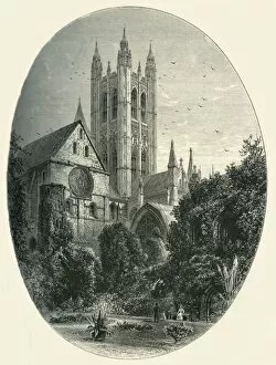 Canterbury Kent England Gallery: Bell Harry Tower, Canterbury Cathedral, c1870
