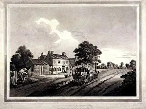 Service Industry Prints: Bell Inn, Edgware Road, London, 1788. Artist: CA Prestel