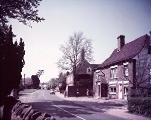 Sign Prints: The Bell Inn, High Street, Burwash, Sussex, c1955. Creator: Arthur Charles Kirby Ware