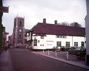 Hotel Prints: The Bell public house, Thetford, Norfolk, c1960s. Creator: Arthur Charles Kirby Ware