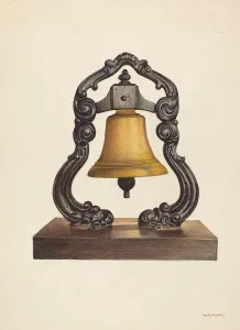 Robert W Prints: Bell from Ship, c. 1940. Creator: Robert W. R. Taylor