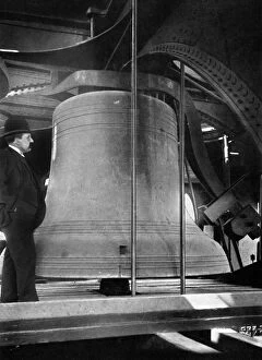 Arnold Wright Gallery: Bell in the tower of Big Ben, Palace of Westminster, London, c1905