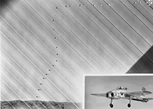 Landing Collection: Bell X-14A Vertical Take-off and Landing aircraft, USA, 1962. Creator: NASA