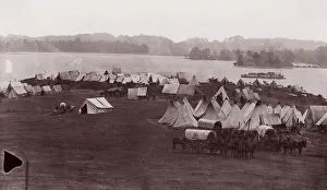 James Gardner Prints: Belle Plain, Virginia, 1864. Creators: James Gardner, Tim O Sullivan