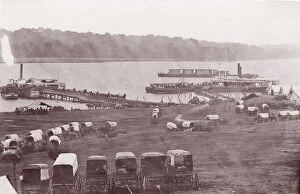 Steamboats Gallery: Belle Plain, Virginia. Potomac River, Upper Wharf, 1864