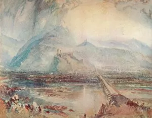 Tranquility Gallery: Bellinzona: From the Road to Locarno, 1909. Artist: JMW Turner