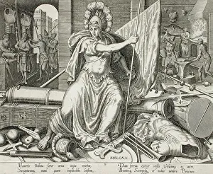 Smithy Prints: Bellona, 1574. Creator: Philip Galle
