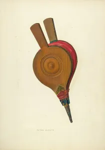 Hand Tool Prints: Bellows, c. 1940. Creator: Oscar Bluhme