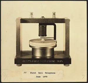 Bells first telephone, 1876