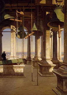 Belfry Gallery: The Bells of Saint Mark s, Venice, 1903. Creator: Edward John Poynter