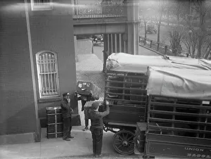 Possessions Prints: Belongings of Count J.H. Von Bernstorff being removed from the German Embassy