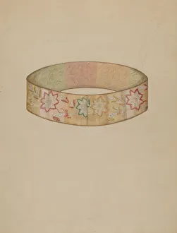 Waistband Prints: Belt, 1935 / 1942. Creators: Roberta Spicer, Nancy Crimi