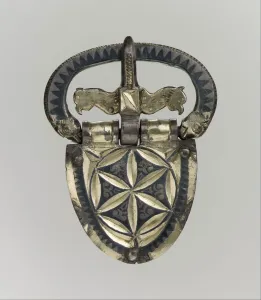Niello Prints: Belt Buckle, Late Roman, ca. 400. Creator: Unknown