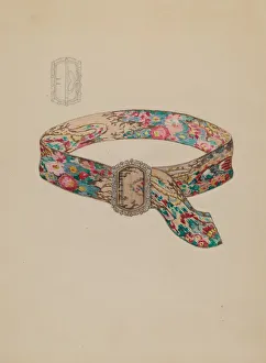 Belt, c. 1936. Creator: Gladys Cook