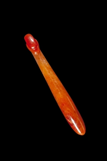 Jadeite Prints: Belt hook, 20th century. Creator: Unknown