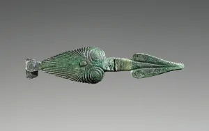 Belt Prints: Belt Hook (Probably from the same belt as 81.AC.184.142), 4th century BC. Creator: Unknown
