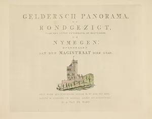 Title Prints: Belvédère in Nijmegen, 1815-1824. Creator: Derk Anthony van de Wart