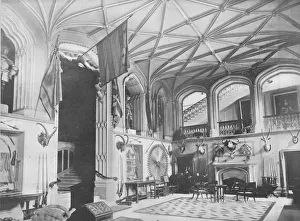 Leicestershire Prints: Belvoir Castle, Leicestershire - The Duke of Rutland, 1910