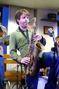 Hastings Prints: Ben Castle, saxophonist, Jazz Hastings, East Sussex. Artist: Brian O Connor