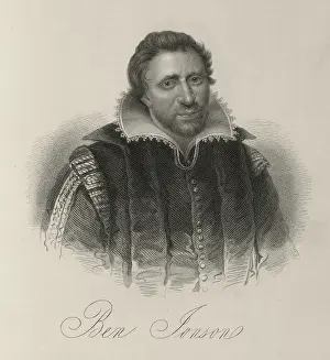 B Jonson Prints: Ben Johnson, c1600-c1637, (1834-1837). Creator: Samuel Freeman