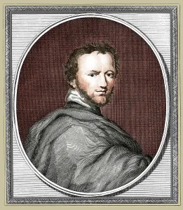 Ben Johnson Gallery: Ben Jonson, English dramatist, poet and actor, (1785). Artist: Goldar