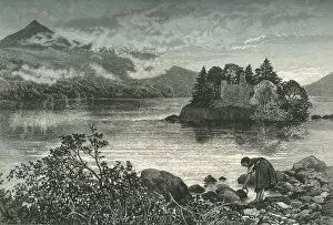 Oliver Cromwell Collection: Ben Lomond and Inveruglas Isle, c1870