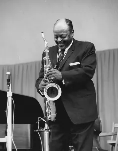 Ben Webster Prints: Ben Webster, Birmingham Jazz Festival, 1967. Creator: Brian Foskett
