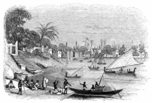 Clayton Gallery: Benares, India, 1847. Artist: Kirchner