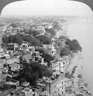 Images Dated 3rd March 2008: Benares (Varanasi), India, 1903.Artist: Underwood & Underwood