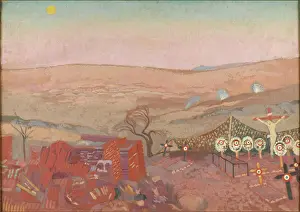 Great War Prints: Benay Cemetery, near Saint-Quentin, 1917. Creator: Denis, Maurice (1870-1943)