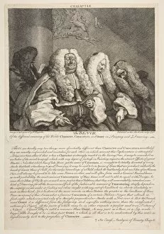 Sir John Collection: The Bench, September 1758. Creator: William Hogarth