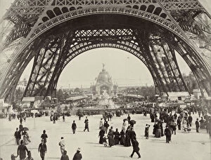 Eiffel Collection: Beneath the Eiffel Tower, Paris, 1889