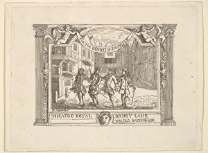 Covent Garden Prints: Benefit Ticket for Joe Miller, 1790s. Creator: Unknown