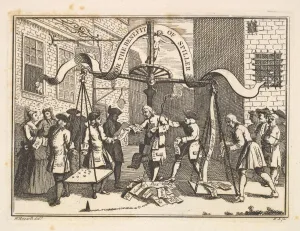 Weighing Prints: Benefit Ticket for Spiller, 1788. Creator: Samuel Ireland