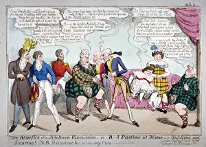 Jl Marks Gallery: The Benefits of a Northern Excursion, or R-l pastime at home (ie) fiddling and dancing!, c1822