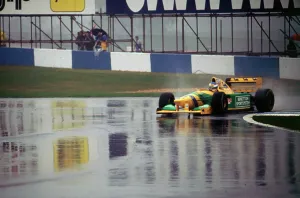 Derbyshire Prints: Benetton B193A Michael Schumacher 1993 Euro GP at Donington