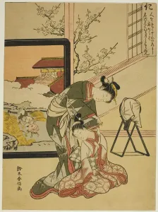 Bending Forwards Gallery: Benevolence (Jin), from the series 'Five Cardinal Virtues', 1767