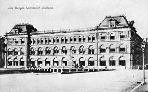 Images Dated 10th January 2008: The Bengal Secretariat, Calcutta, India, early 20th century